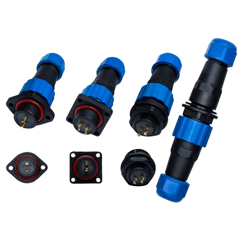 YETOR Connettore impermeabile 2pin, IP68 16WAG T Forma 1 Maschio-Divided-2 Femmina Spillter Connettore, Cavo di Estensione LED per Auto, Barca, Striscia LED Indoor/Outdoor