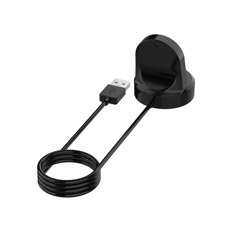Магнитное основание 100 см зарядное устройство адаптер usb зарядный кабель для huawei GT/GT2/Honor Magic Watch черный - Цвет: Black Stand Charger