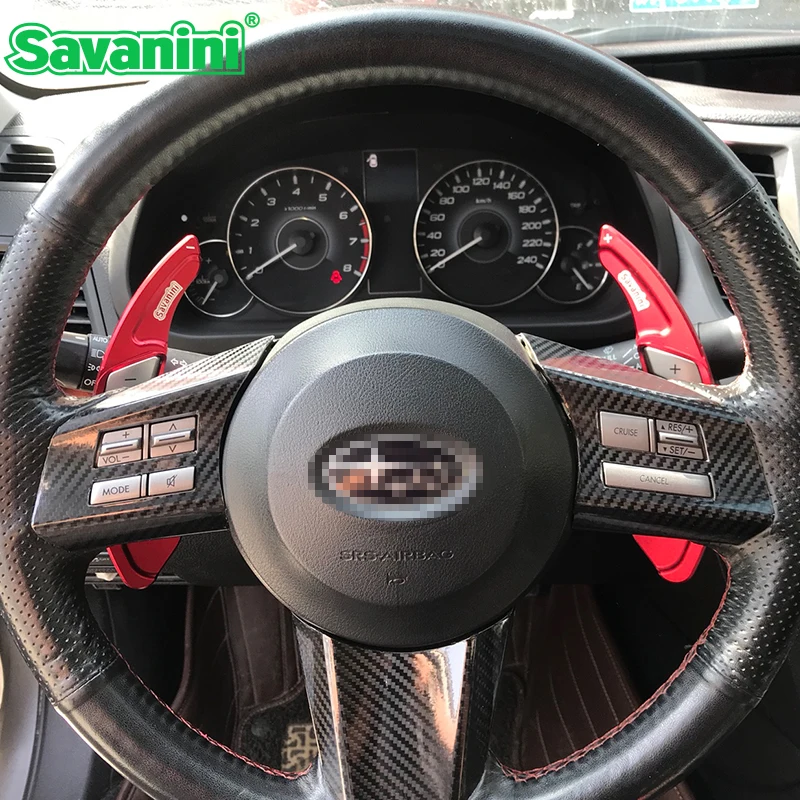 

Savanini Aluminum Steering Wheel DSG Shift Paddle Shifter Extension For Toyota 86 and Subaru BRZ and Outback auto car styling