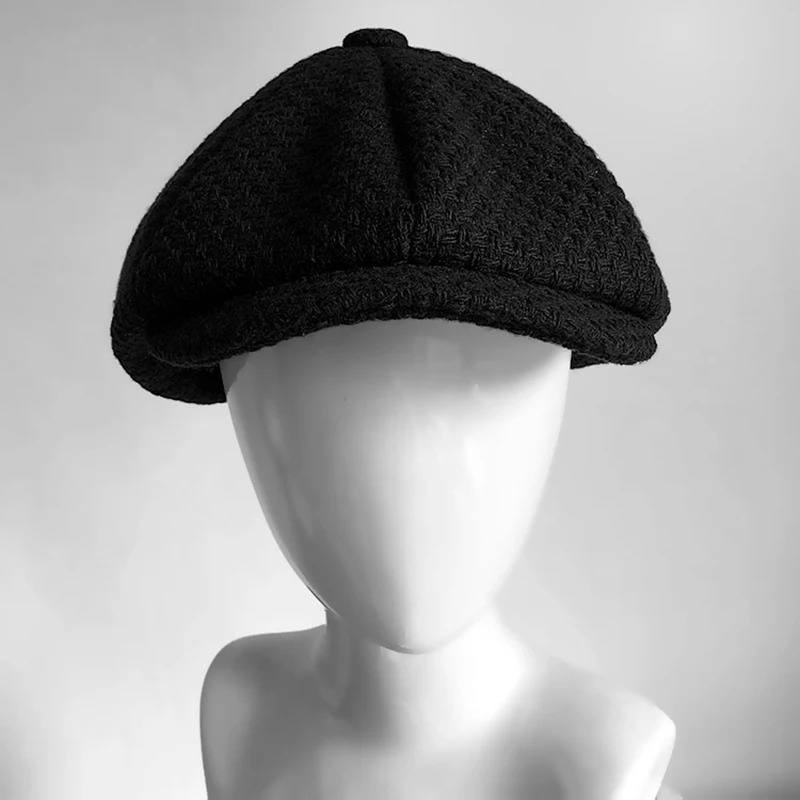 Мужские Восьмиугольные шляпы в британском стиле, Зимняя шерстяная шляпа Гэтсби, кепка плюща, Кепка для гольфа, для вождения, осенняя Женская хлопковая плоская кепка Newsboy s BLM201