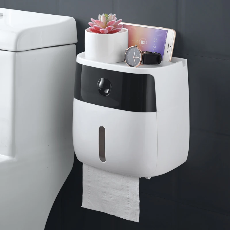 Вассердихте палочка Halterung Wc Papier Halter Regal Wc лоток для бумаги Rohr Lagerung коробка kreativent Tablett