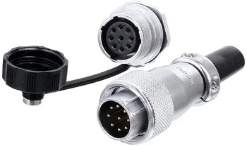 

Male Plug Female Socket Aviation Connector Waterproof Metal Thread Panel M16 Connectors 2-9 Pins AC DC LED Industrial Equipment
