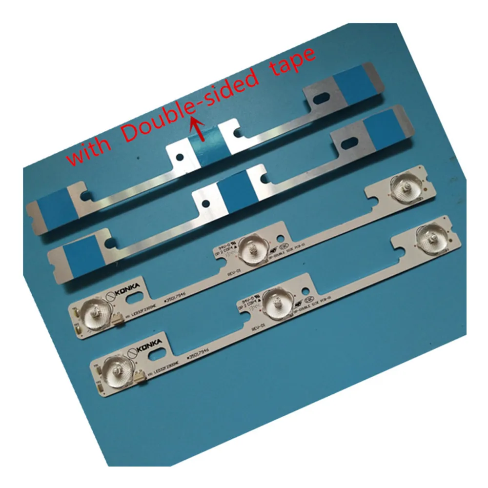 

Новая и оригинальная Светодиодная лента для Konka LED32F2300NE, 4 шт./лот, подсветка 35017947, 6 в