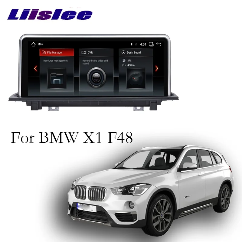 Liislee Navi For CarPlay Big Screen For BMW X1 F48 2012~2018 Original NBT EVO System Car Multimedia GPS Navigation