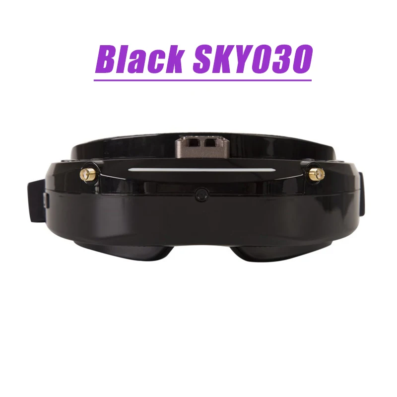 Skyzone SKY03O O светодиодный/SKY03S 5,8 ГГц 48CH разнообразие FPV очки поддержка OSD DVR HDMI и светодиодный вентилятор для радиоуправляемого дрона Accs - Цвет: Black SKY03O