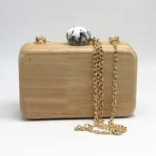 Женская деревянная вечерняя сумочка, вечерняя сумочка