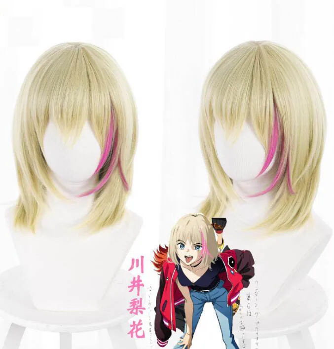 

Парик для косплея с короткими волосами, из термостойкого волокна, для девочек и женщин