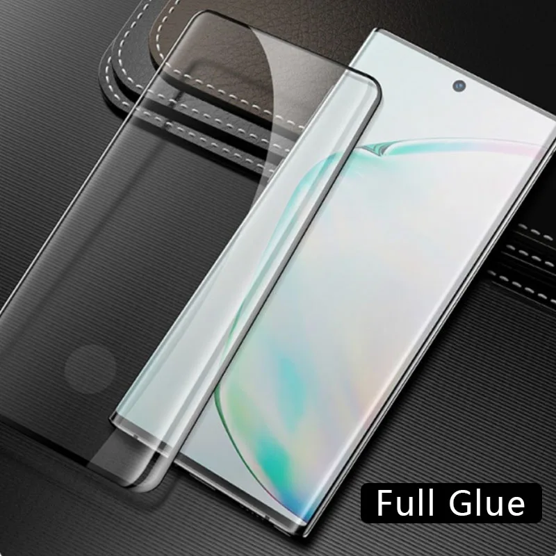Чехол для samsung note 10 plus чехол из закаленного стекла galaxy note10 pro not10 защитная пленка
