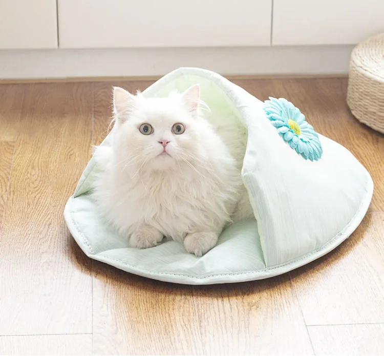 Кошка пещера флип-флоп форма дом теплый питомник котята кровать домик для кошки подстилка для кошек товары для домашних животных cama para gato