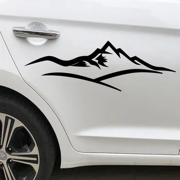 

Cartoon mountain Auto Sticker Vinyl Car Styling Auto Engine Cover Door Window Car Decal