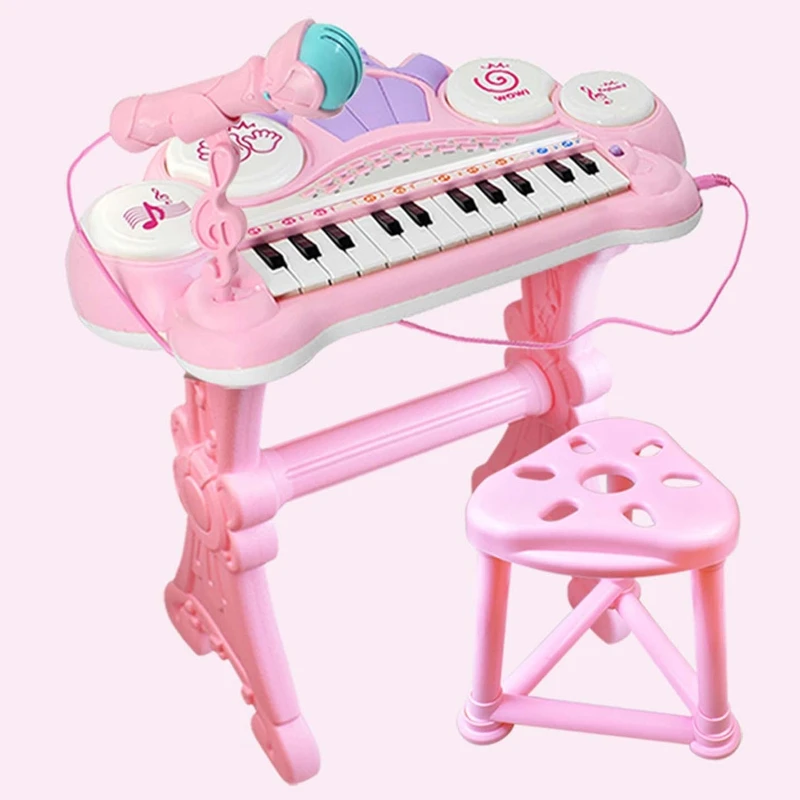 24 Keys Electronic Keyboard Piano Organ Toy Multifunctional Kids Educational Toy Gift Children Musical Instrument