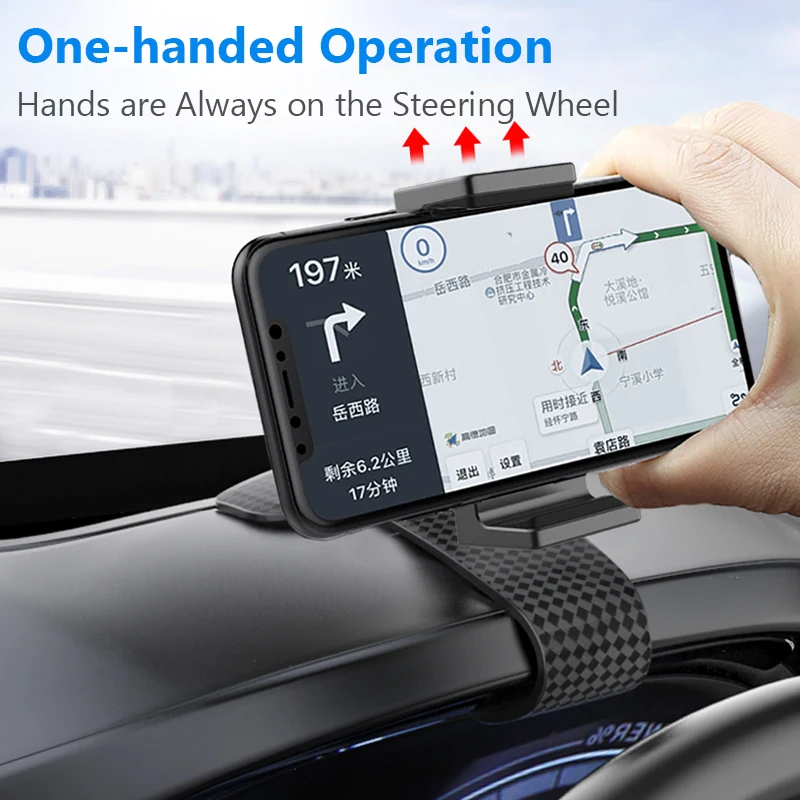 XMXCZKJ Universal Mobile Phone Accessorie 360 Rotation Adjustable HUD Car Dashboard Phone Holder For Iphone 12 Xiaomi 11 Huawei