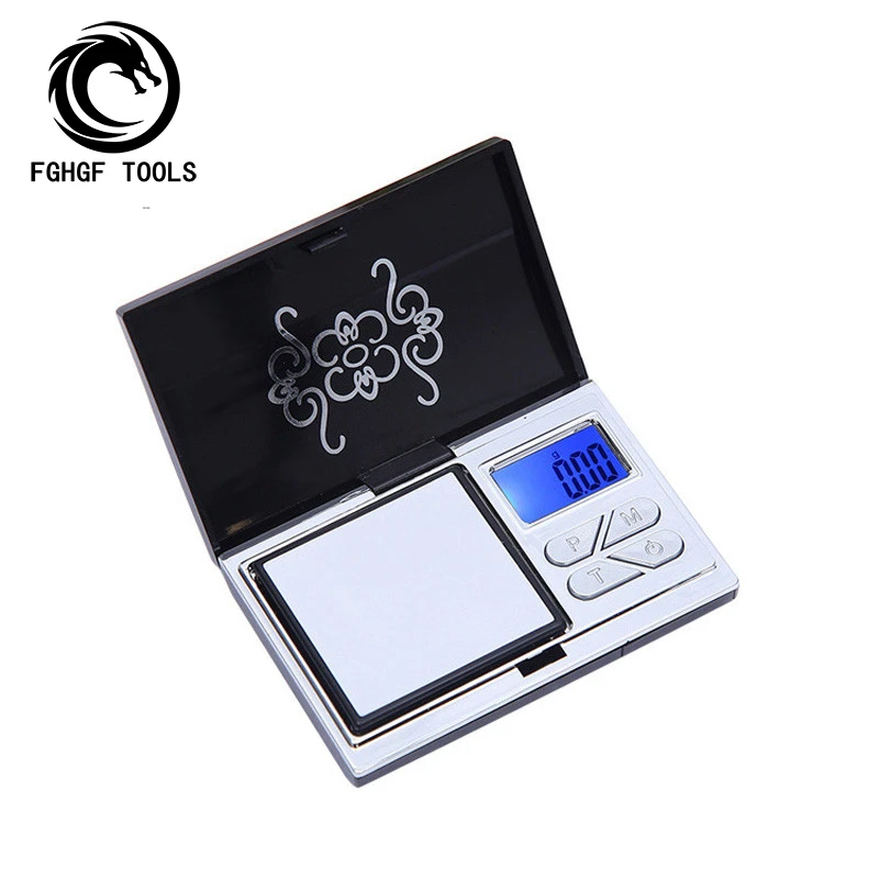 

FGHGF Mini 200g X 0.01g Portabl Precision Digital Pocket Scale Electronic Balance Jewelry Eeighing 0.01 Gram Weight Scales