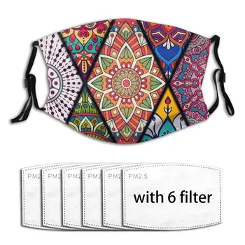 

Respirator PM2.5 Filter National Geometric Mask Outdoor Air Mouth Cover Breathing Purifier Windproof Breathable Anti Dust