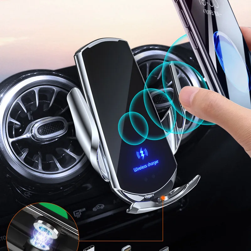 Magnetic Charging Car Phone Holder for Xiaomi Redmi Note Pro - Main Image