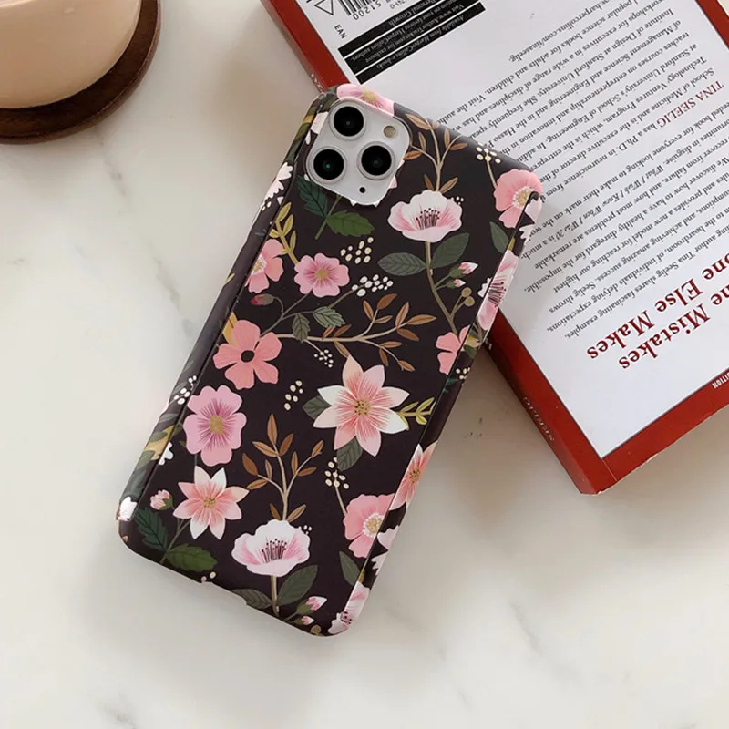 LS06 FTAIDKJ для iPhone 7 7 Plus 5S SE 360 градусов Полная защита Ретро цветок Звезда Радуга Дизайн Жесткий Чехол для iPhone 6 6S - Цвет: LS06