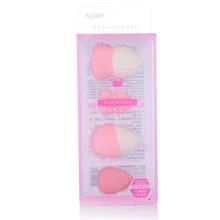 Angel beauty T523 Влажная и сухая двойная цель деликатная мягкая ромбовидная слойка четыре в штучной упаковке слоеная для очистки лица