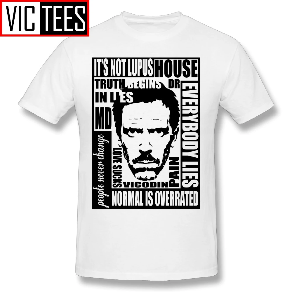 Men's Design T Shirt House Md Everybody Lies T-shirt Dr House