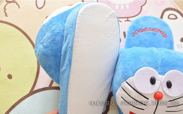 IVYYE Doraemon/розовые Тапочки с рисунком Пантеры; зимняя теплая Домашняя обувь с героями мультфильмов; плюшевые домашние тапочки; Новинка; подарки на день рождения
