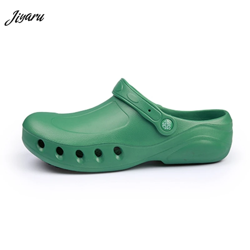 

New Man Slippers Non Slip Surgical Shoes Waterproof Doctor Slippers Hospital Work Slippers Operating Room Doctor Shoes