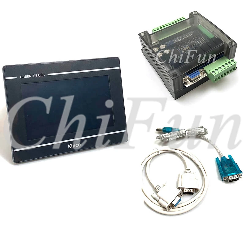 Kinco GL070E HMI сенсорный экран + FX3U 14/24/32/48/56 MT/MR PLC промышленная плата управления с