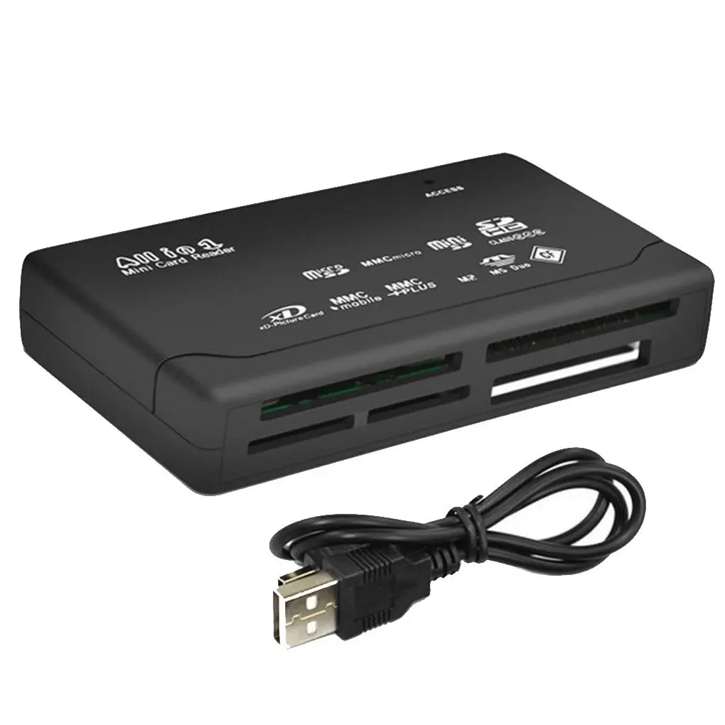 Все в одном SD кардридер адаптер USB 2 0 поддержка TF CF Mini SDHC MMC MS XD | Компьютеры и офис