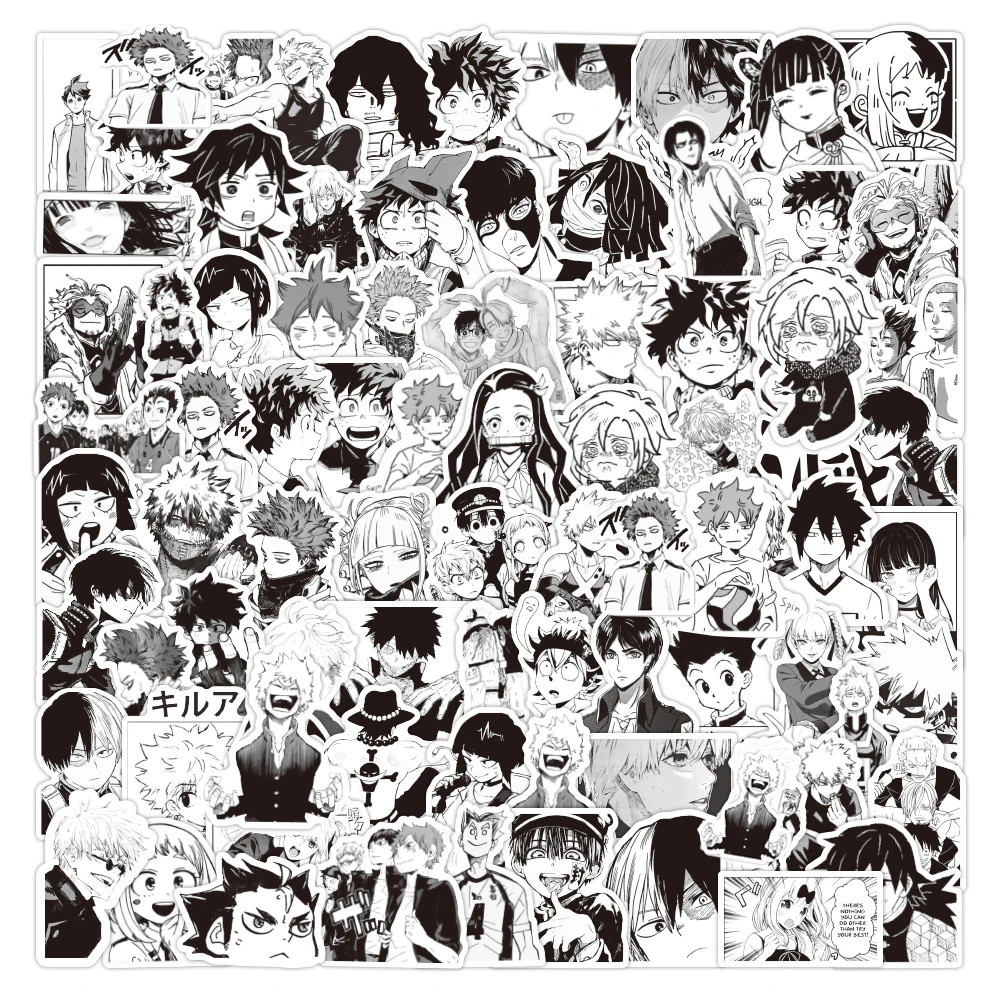 My Hero Academia Noir Et Blanc