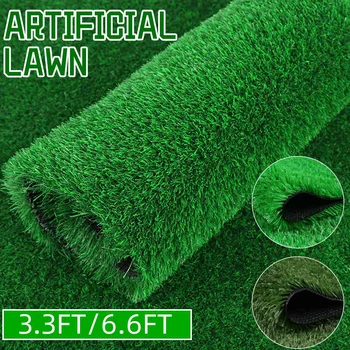 

Artificial Grass Turf Carpet Artificial Grass Outdoor Rug Synthetic Fake Faux Grass Garden Lawn Landscape 0.5MX1M/2M 1.5CM Thick