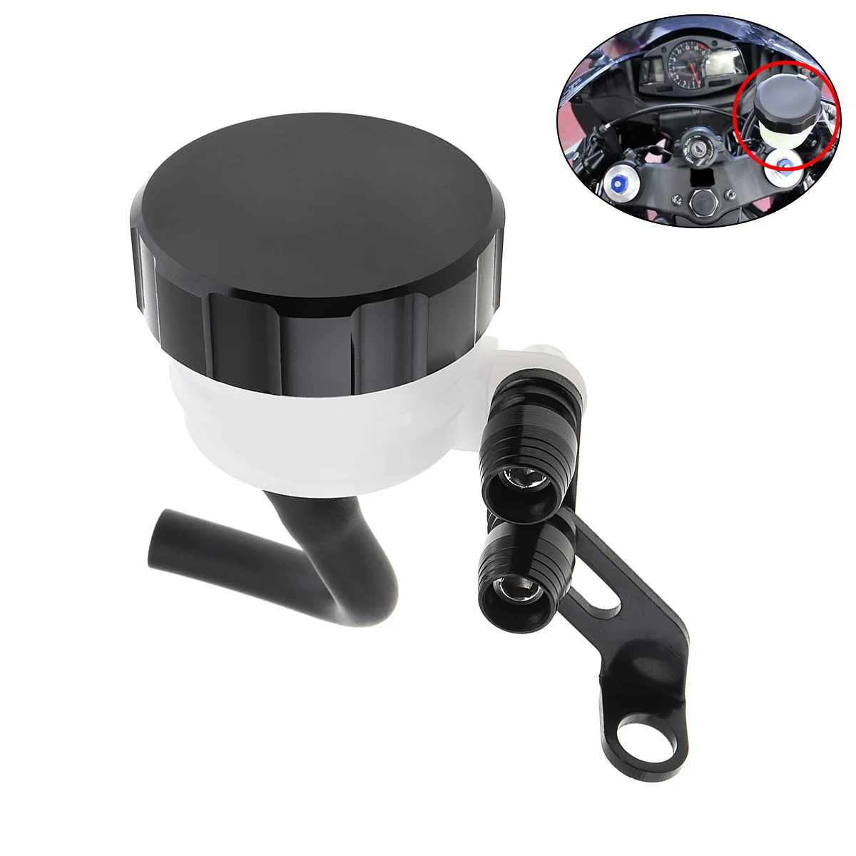 Motorcycle Brake Master Fluid Reservoirs Oil Cup Clutch Pump Plastic