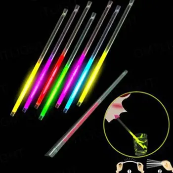 

Drinking Supplies Wedding Straw Luminous Fluorescent Kitchen Home Bar Drink Club