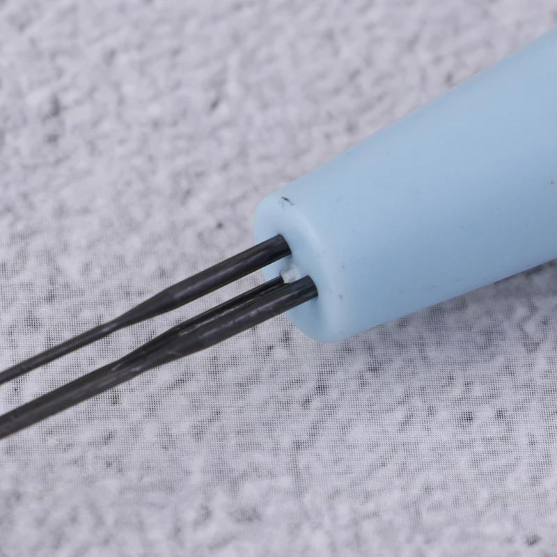 Новое поступление практичный мини синий держатель ручки для валяния с 3 иглой Шерсть Войлок вышивка ремесло инструмент