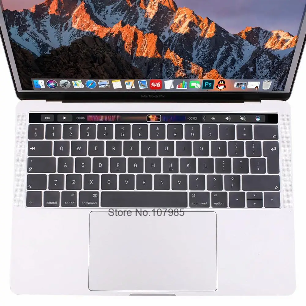 Евро, Великобритания, ТПУ, прозрачный защитный чехол для клавиатуры Apple macbook Air Pro retina 11 12 13 15 Touch Bar A1706 A1708 A1989 A1932