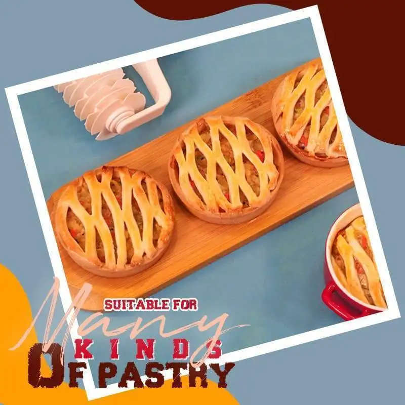 1pc Pastry Lattice Roller Cutter Plastic Dough Pull Net Wheel Knife Pizza  Pastry Cutter Pie Craft Making Tool Baking Accessories - Kitchen Gadget  Sets - AliExpress