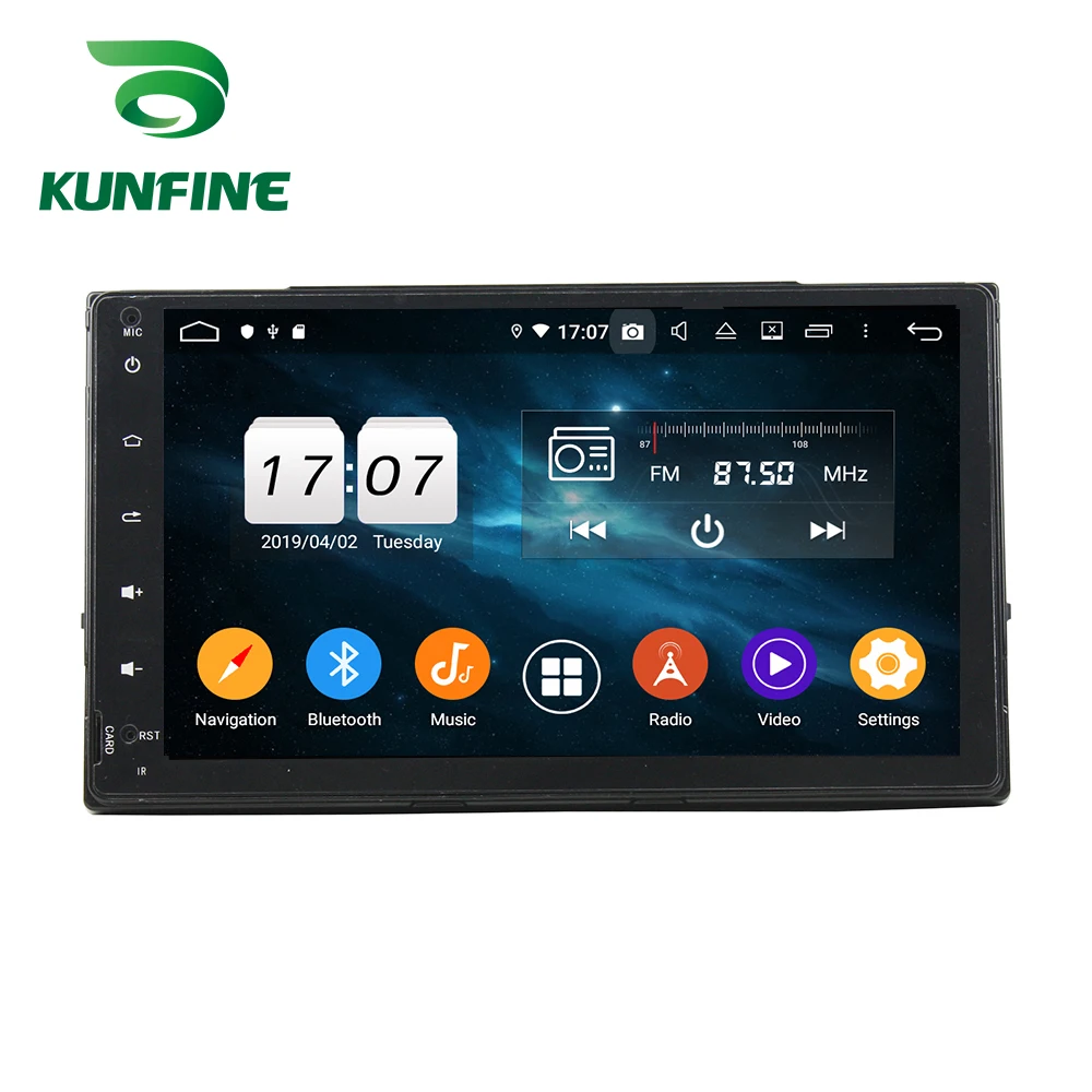 Top Android 9.0 Octa Core 4GB RAM 64GB ROM Car DVD GPS Navigation Multimedia Player Car Stereo for Toyota Corolla 2017 Radio 1