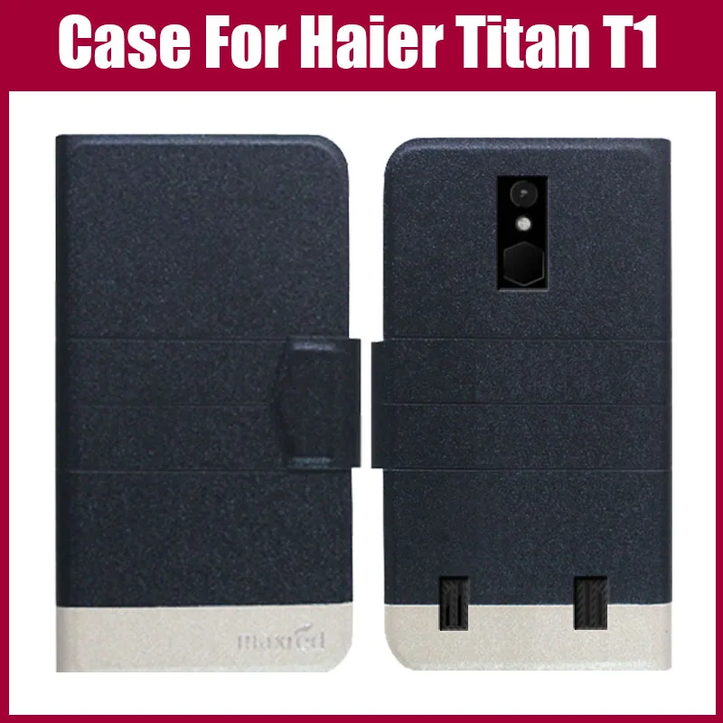 Лидер продаж! Haier Titan T1 чехол 5 цветов Флип ультра тонкий модный цветной кожаный