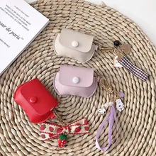 Брендовый чехол для наушников для Airpods Pro чехол Роскошный кожаный чехол для Apple Air Pods 3 Pro чехол s Earpods наушники с крючками