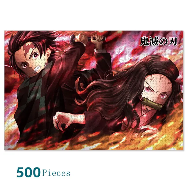 Christmas Gifts 300,500,1000 Pieces Manga Anime Characters Wooden Puzzle Educational Toys Jigsaw Puzzle 1000 Pieces Adult 8-500 Pieces