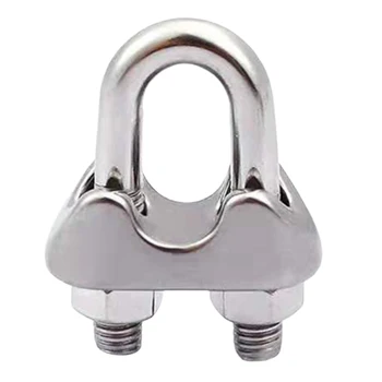 

304 Stainless Steel 22MM Strong Wire Rope Clip Cable Clamps U Fastener