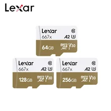 Lexar Micro SD карты 667x слот для карт памяти 64GB карты памяти 128 ГБ 256 100 МБ/с. C10 флеш-накопитель для смартфонов