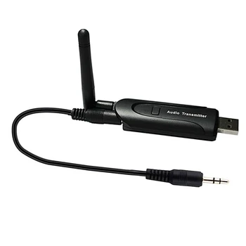 

3.5mm Aux TV Transmitter Home Stereo Car Portable Mini Audio USB Wireless Bluetooth Adapter