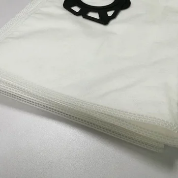 

White 6 X Filter Bags For Karcher Vacuum Cleaner Fleece Home MV4 To MV6 Series
