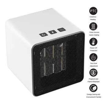 

Handy Heater Durable Mini Personal Heater Electric Portable Winter Warmer Fan for Office Home Dorm Room