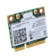 Двухдиапазонная Беспроводная-N 7260 7260HMW половинная мини-карта Pci-e Wifi WLAN для Intel X6HA