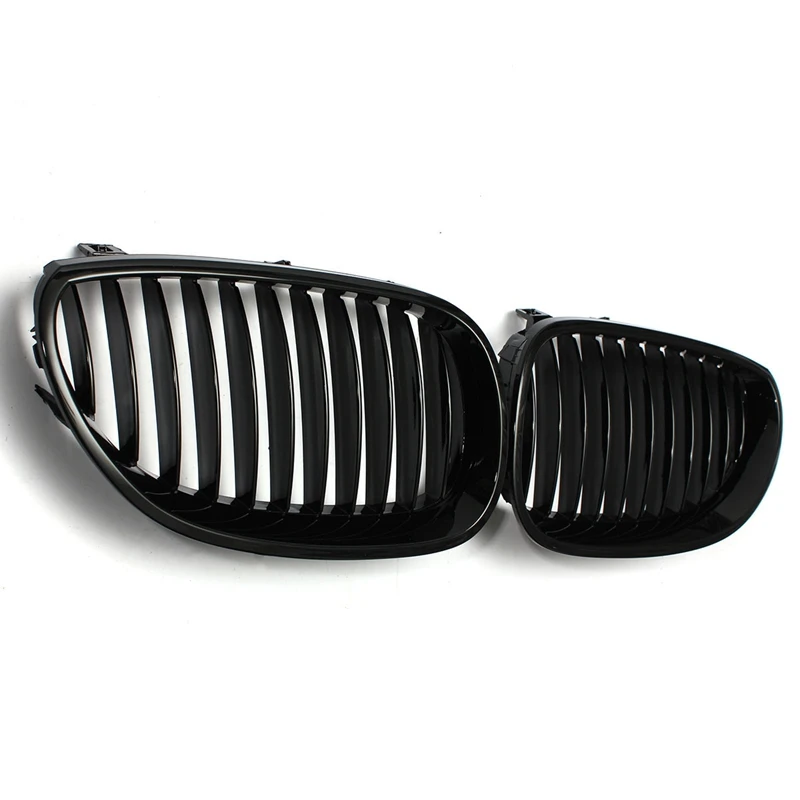 Передний капот почек решетка для 2003-2010 E60 E61 525I 525Xi 528I 528Xi 530I 530Xi 535I 550I 535Xi 545I(ярко-черный, почек гриль