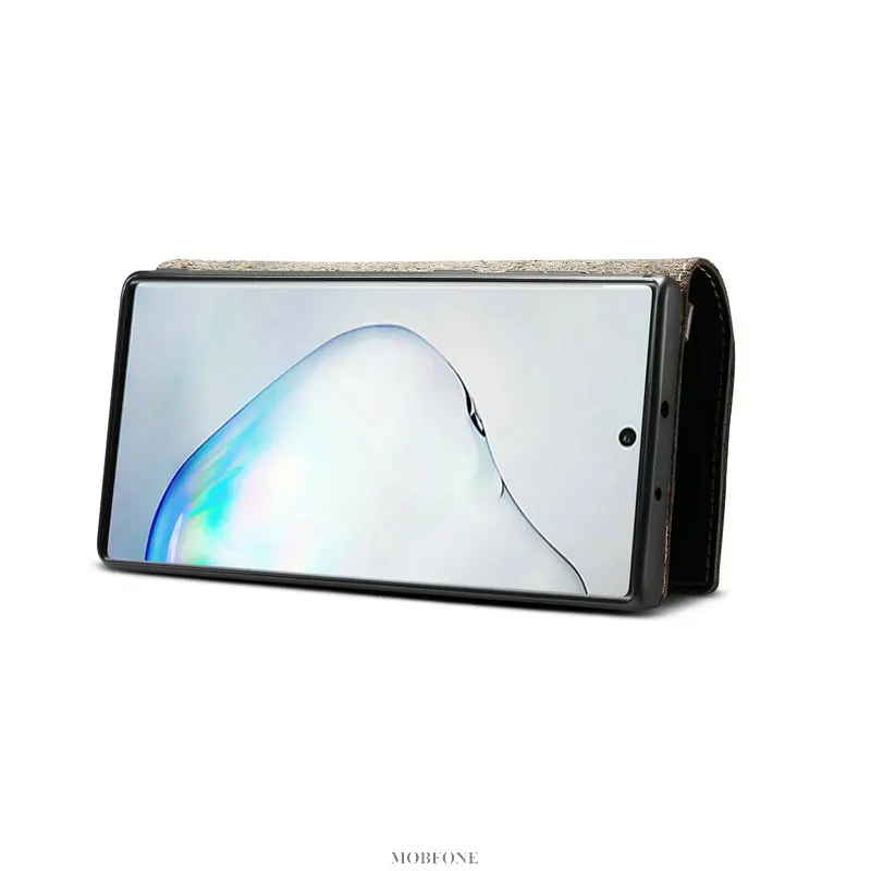 Чехол из натуральной коровьей кожи для samsung Note 10 Plus SM-N975, чехол-бумажник с откидной подставкой для Galaxy Note 10, SM-N970, чехлы
