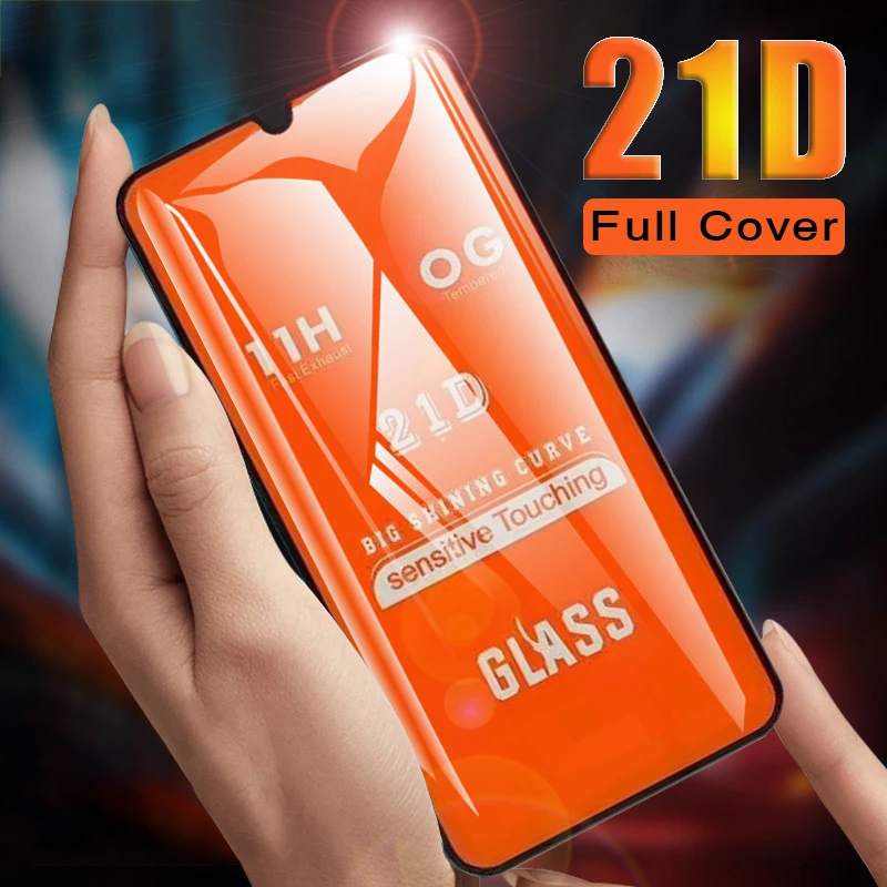 21D полное покрытие из закаленного стекла для huawei P20 Lite P30 Pro P10 Защита экрана mate 10 20