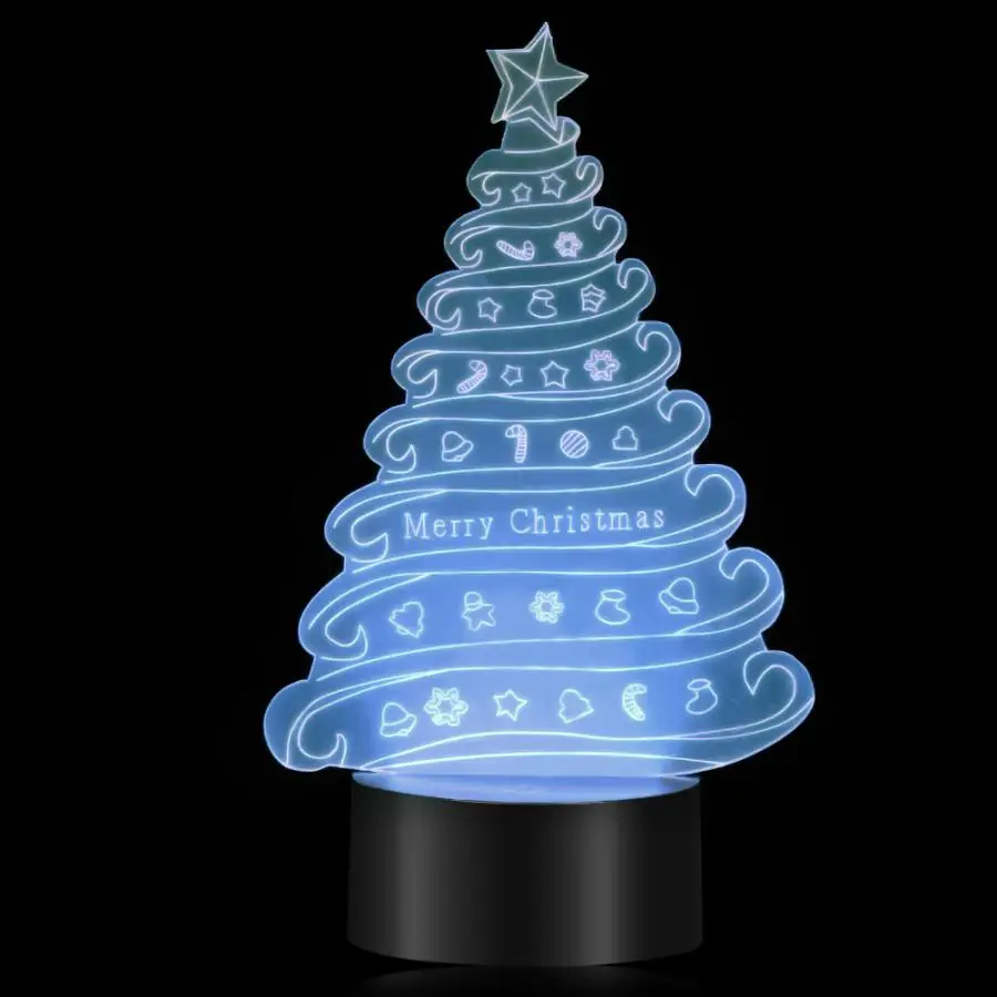 

Christmas Tree LED Colorful Night Light Multi Color USB Sleep Light Festival Decoration Party Light