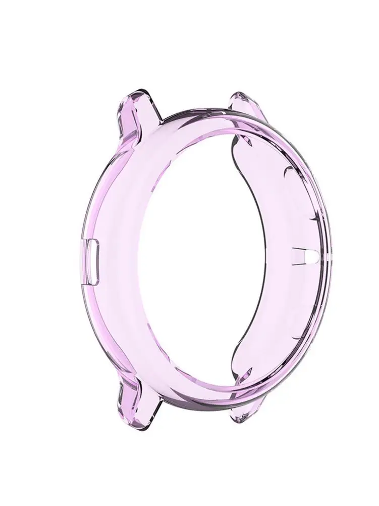 Полный вокруг экрана Защитная крышка ТПУ защитный чехол для samsung Galaxy Watch Active 40 мм - Color: Purple