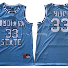 Новое поступление высокое качество NCAA Индиана штат ISU птица#33 футболка спортивные трикотажные изделия S-XXXL