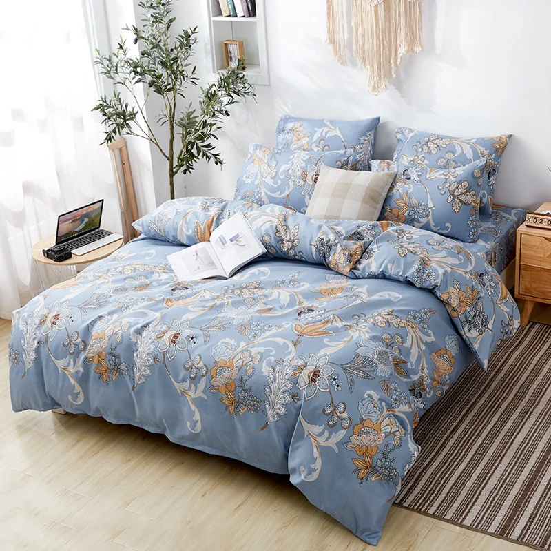 

4 Piece Set Home Textiles Bedding Set Bedclothes Include Duvet Cover Bed Sheet Pillowcase Comforter Bedding Sets Bed